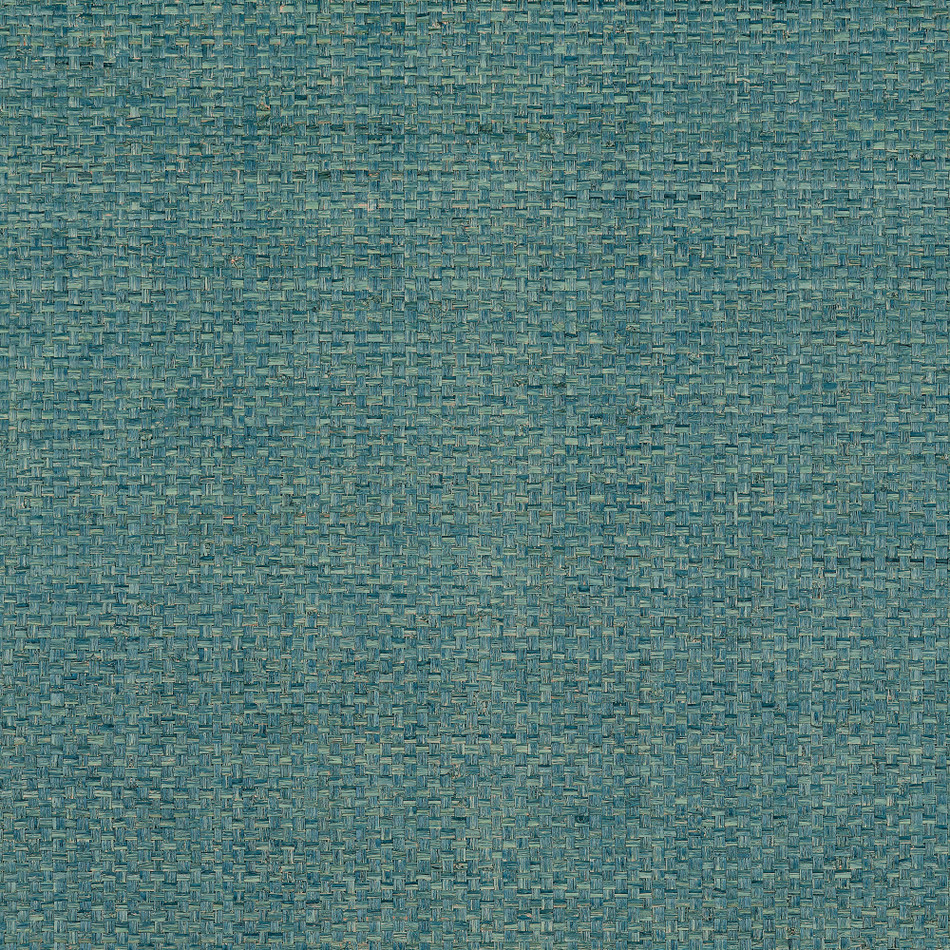 T19610 Lauderdale Grasscloth Resource Volume 6 Peacock Wallpaper by Thibaut