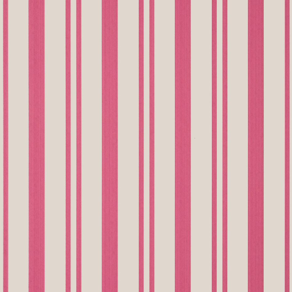 T36460 Maggie Stripe Indienne Raspberry Wallpaper by Thibaut