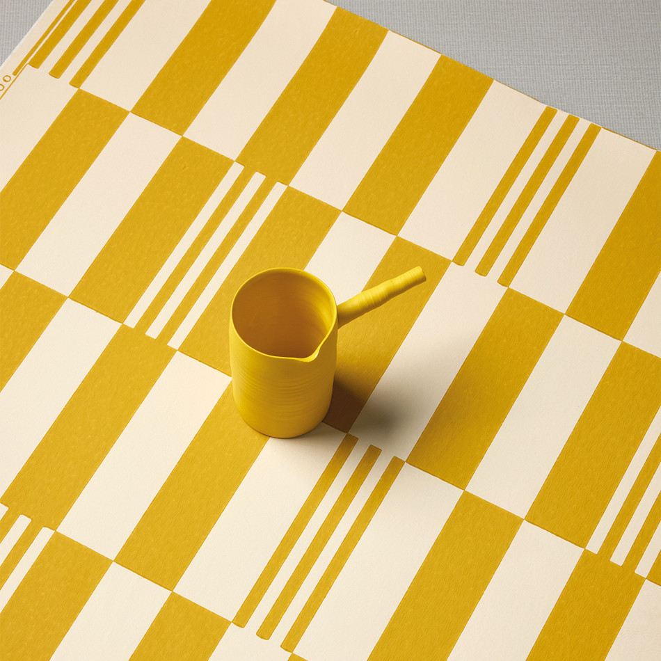 WK827/06 Checkerboard Vol 2 Sunshine Wallpaper by Kirkby Design