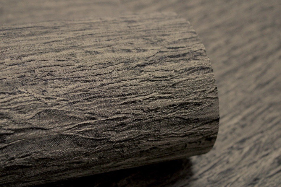 36394 Ondulato Texture Charcoal Opus Wallpaper by Holden Decor