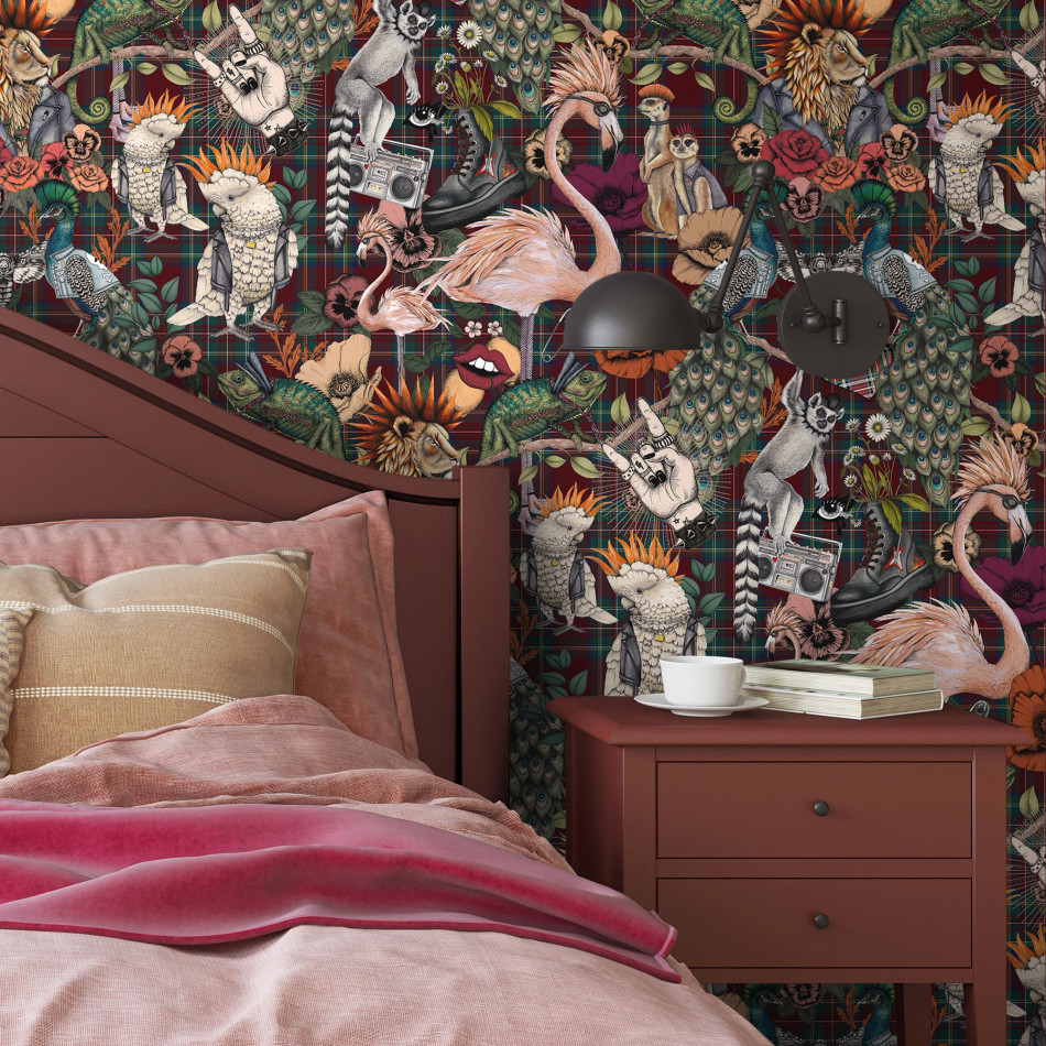 BMWL005/08D Punk Rocks Wild Life Wallpaper by Brand McKenzie BMWL005/08D Punk Rocks Wild Life Wallpaper by Brand McKenzie