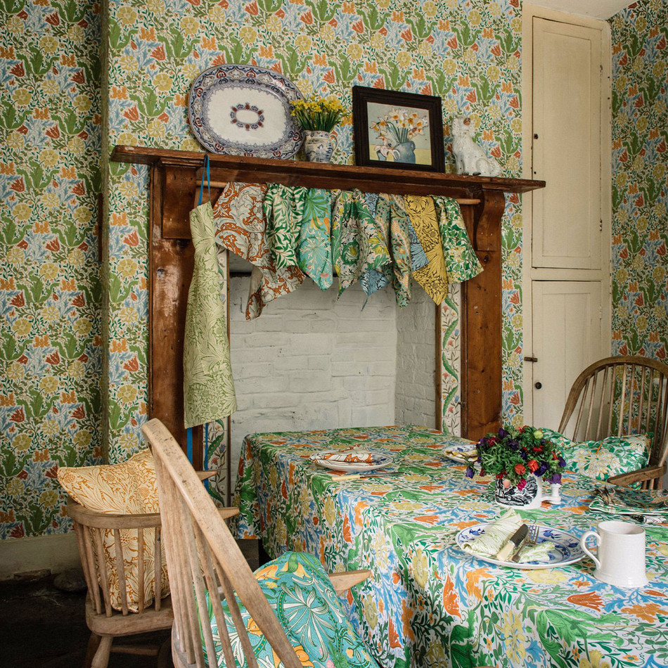 226988 Compton Spring Cornubia Spring Fabric by Morris & Co 226988 Compton Spring Cornubia Spring Fabric by Morris & Co