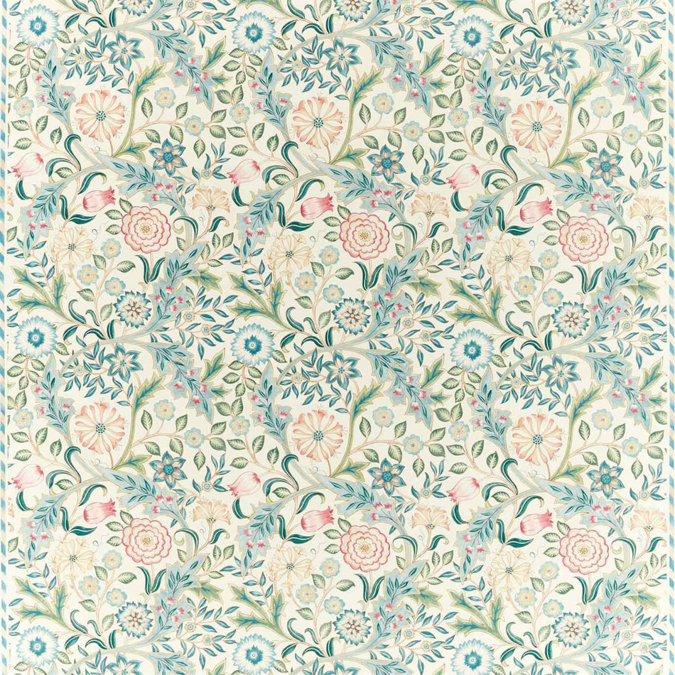 226603 Wilhelmina Melsetter Ivory Fabric by Morris & Co