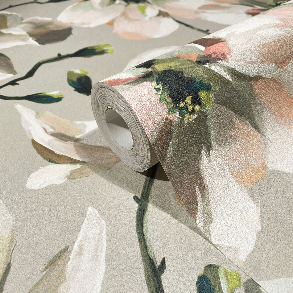47464 Cherry Blossom The New Design Book Beige, White and Orange Wallpaper By Galerie 47464 Cherry Blossom The New Design Book Beige, White and Orange Wallpaper By Galerie