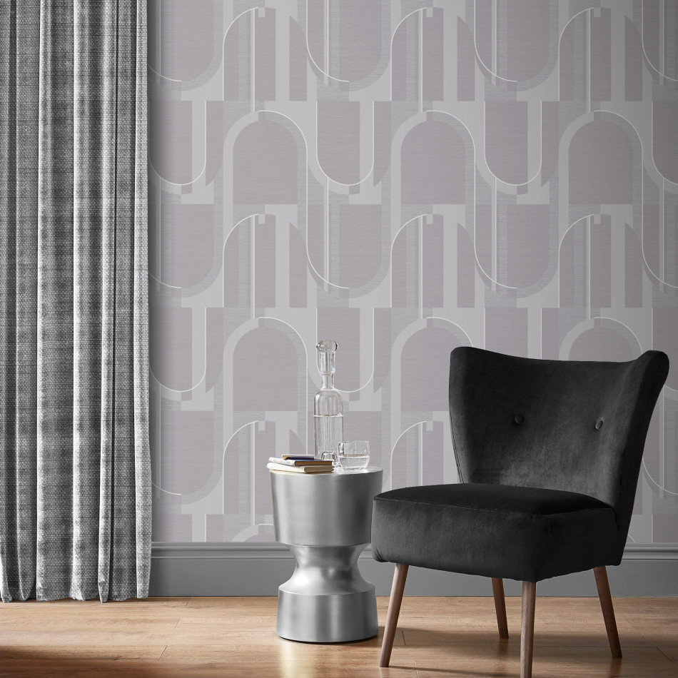 118012 Marcia Grey Wallpaper by Graham and Brown 118012 Marcia Grey Wallpaper by Graham and Brown