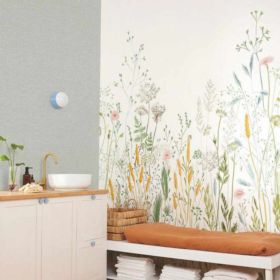 GNL105390404 Herbarium Large Panel Green Life 2 Wallpaper by Caselio GNL105390404 Herbarium Large Panel Green Life 2 Wallpaper by Caselio
