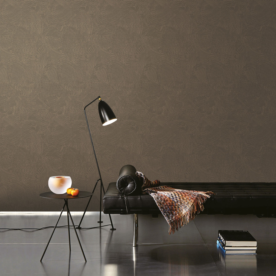 DWP0366-08 Plaster Fan Zen Rose Gold Wallpaper By Galerie