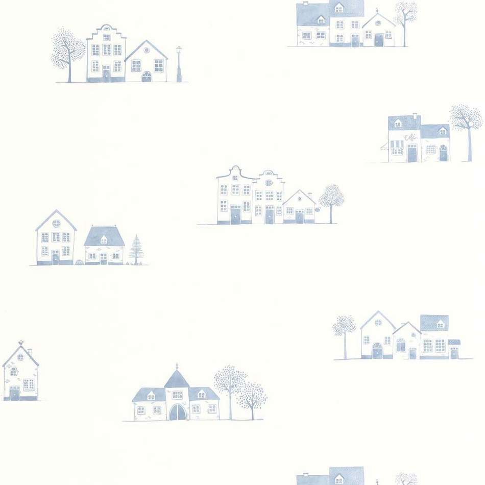 OUTD200846611 Walk In The Village Once Upon A Time 2 Wallpaper by Casadeco