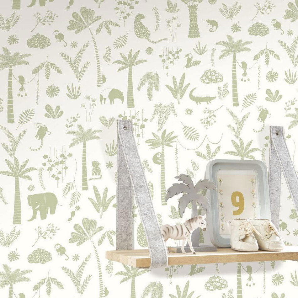 OUTD200767337 Poetic Jungle Once Upon A Time 2 Wallpaper by Casadeco