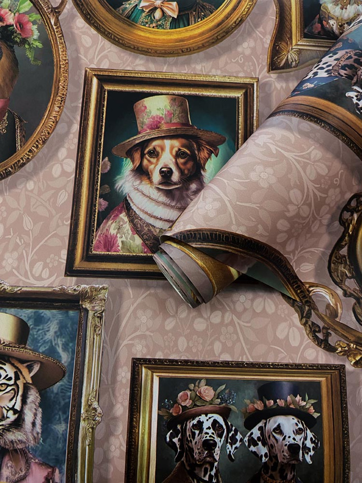 13793 Regal Beasts Statement Wallpaper by Holden Decor