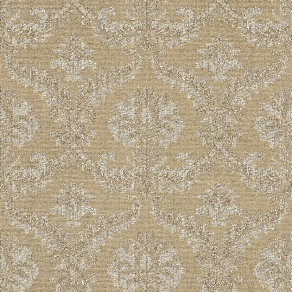 Pearl Lamp Damask Wallpaper | Morphico