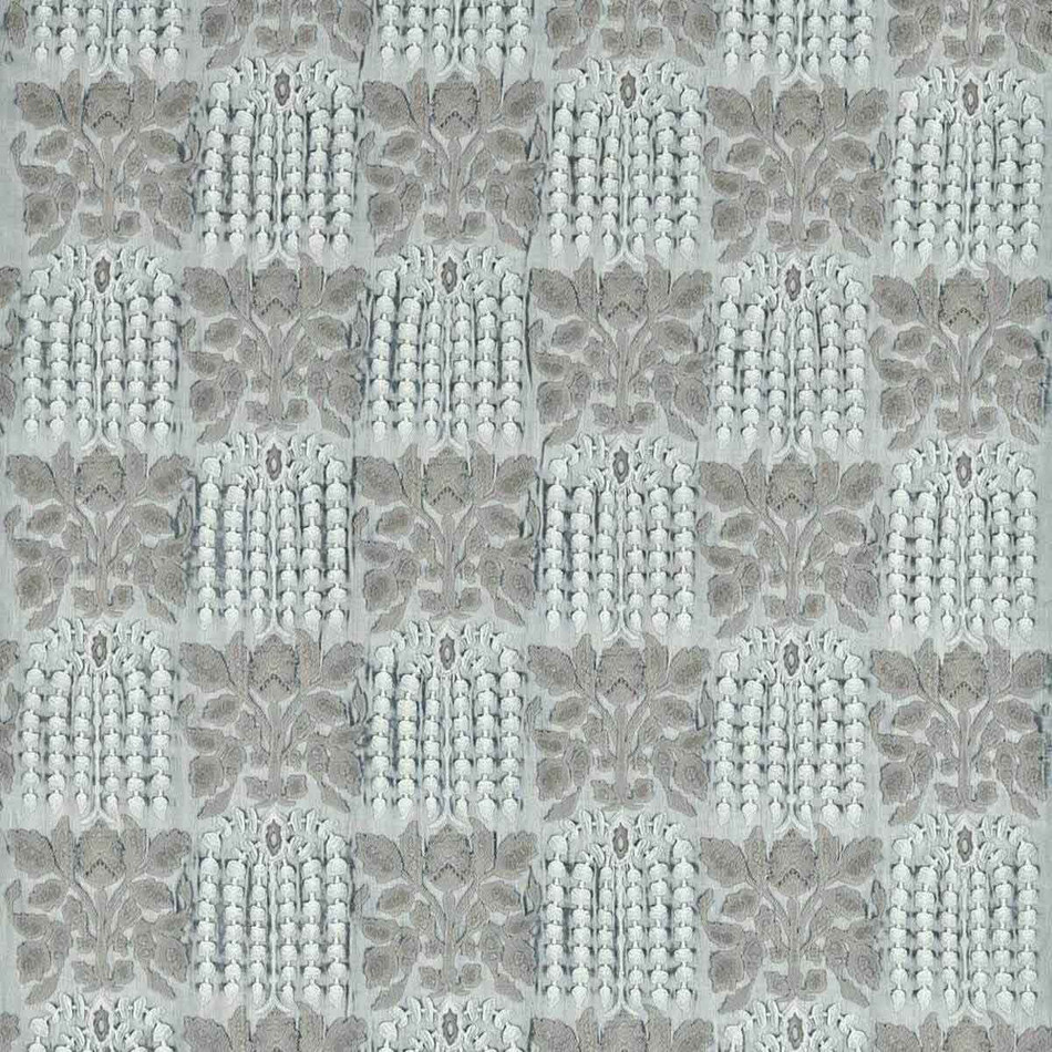 333234 Nirvani Embroidery Kensington Walk Faded Amethyst Fabric by Zoffany