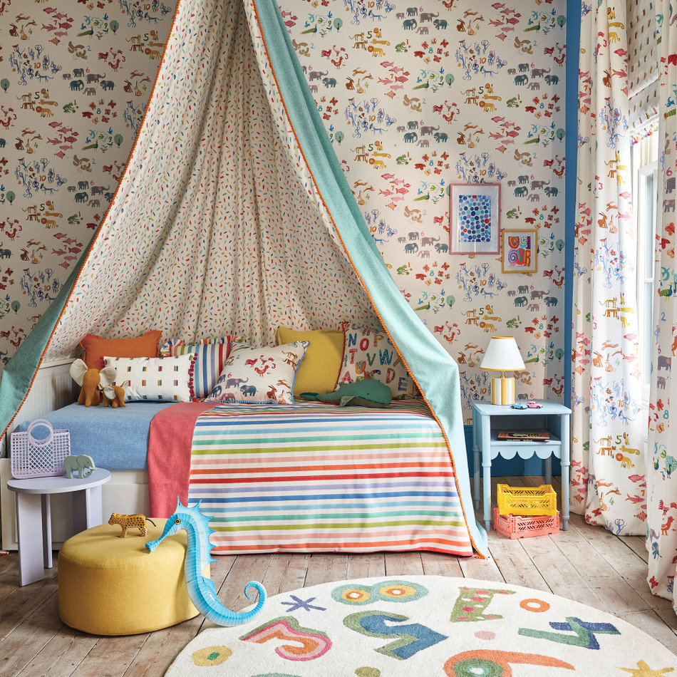 W642/01 One, Two, Three Picturebook II Wallpaper By Villa Nova W642/01 One, Two, Three Picturebook II Wallpaper By Villa Nova