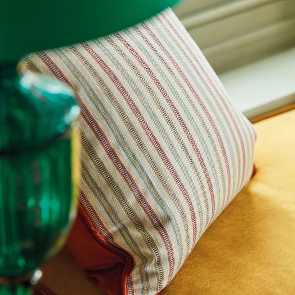 237210 Melford Stripe Melford Weaves Multi Fabric by Sanderson 237210 Melford Stripe Melford Weaves Multi Fabric by Sanderson