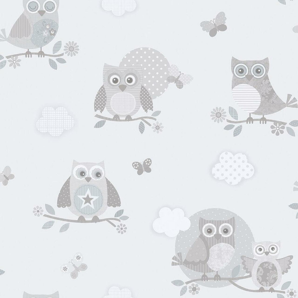 G56503 Just 4 Kids 2 Owl Wallpaper By Galerie