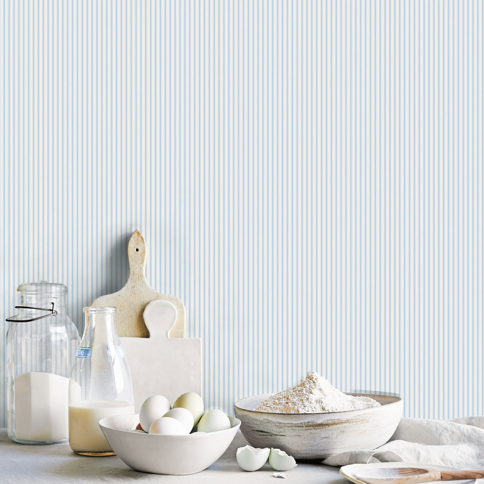 G68740 Ticking Stripe Miniatures 3 Wallpaper By Galerie