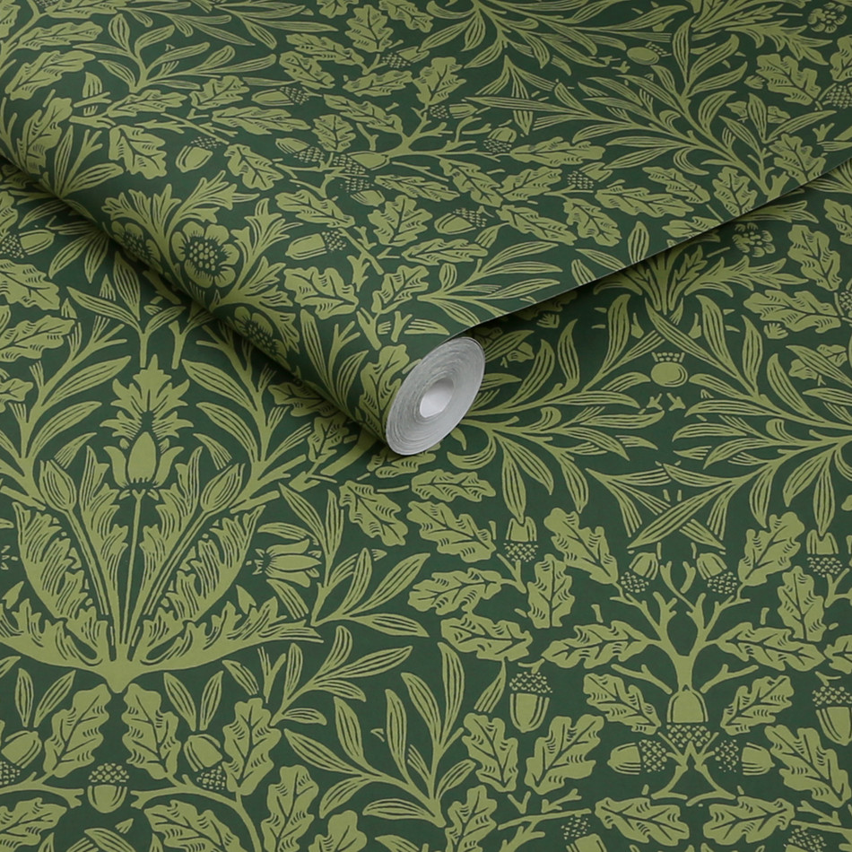 140490 Acorn Garden Green William Morris at Home Wallpaper by Graham & Brown 140490 Acorn Garden Green William Morris at Home Wallpaper by Graham & Brown