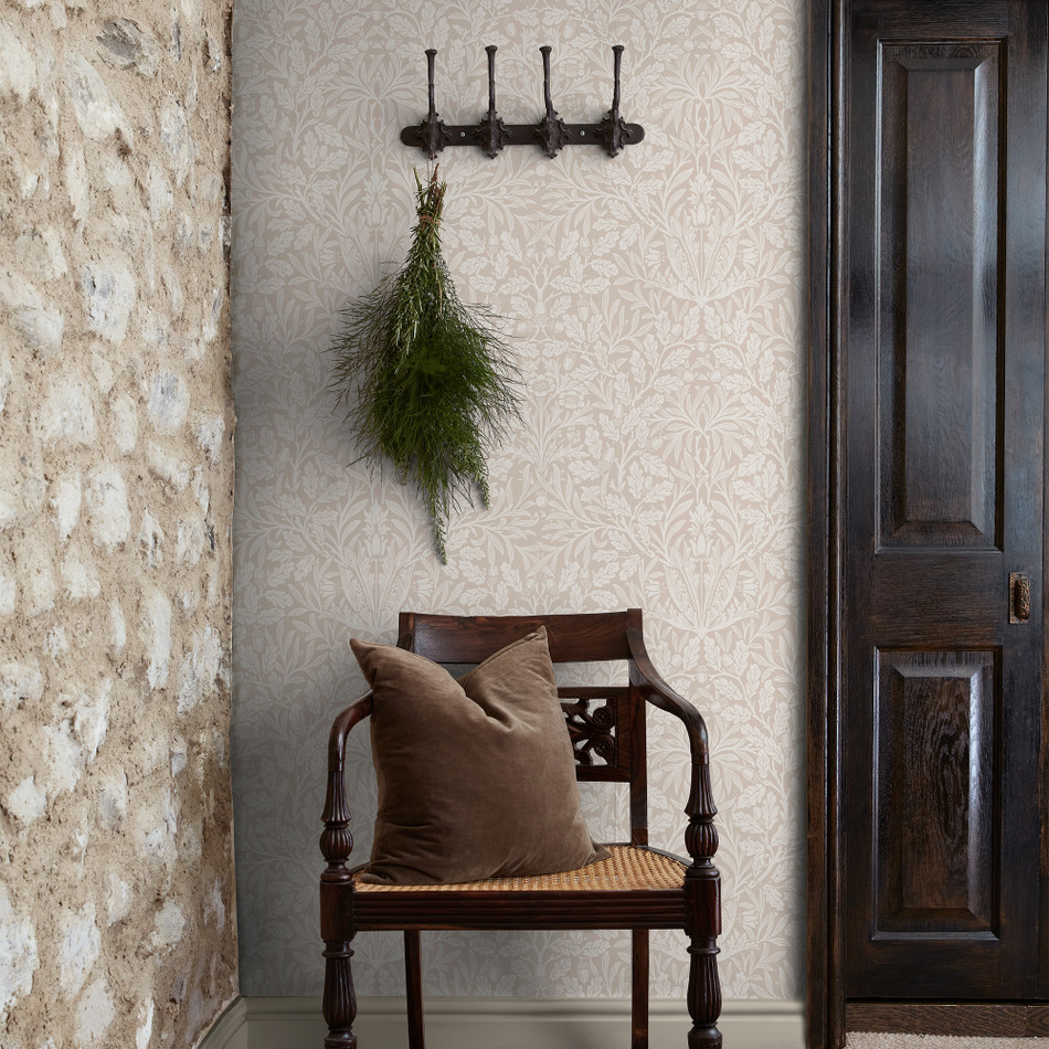 140491 Acorn Hessian William Morris at Home Wallpaper by Graham & Brown 140491 Acorn Hessian William Morris at Home Wallpaper by Graham & Brown