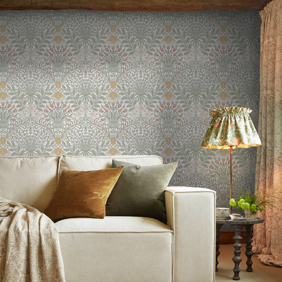 140497 Garden Soft Sage William Morris at Home Wallpaper by Graham & Brown