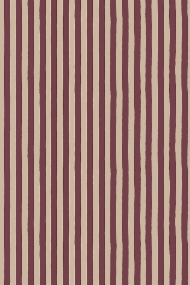 MHP-063-066 Medium Hand Pained Stripe Roll II Wallpaper by Josephine Munsey