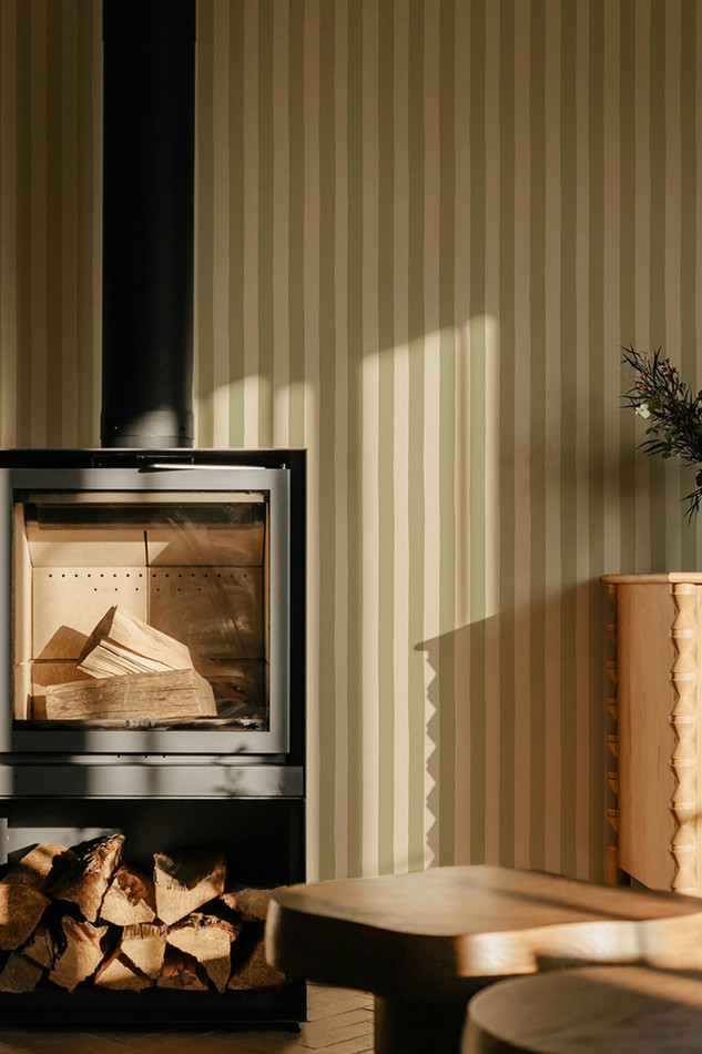 MHP-077-064 Medium Hand Painted Stripe Roll II Wallpaper by Josephine Munsey MHP-077-064 Medium Hand Painted Stripe Roll II Wallpaper by Josephine Munsey