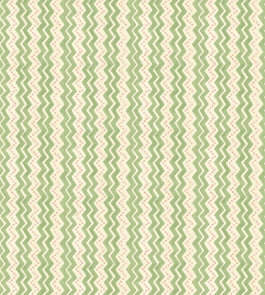 BW45155/5 Ziggy Green Wallpaper by GP & J Baker