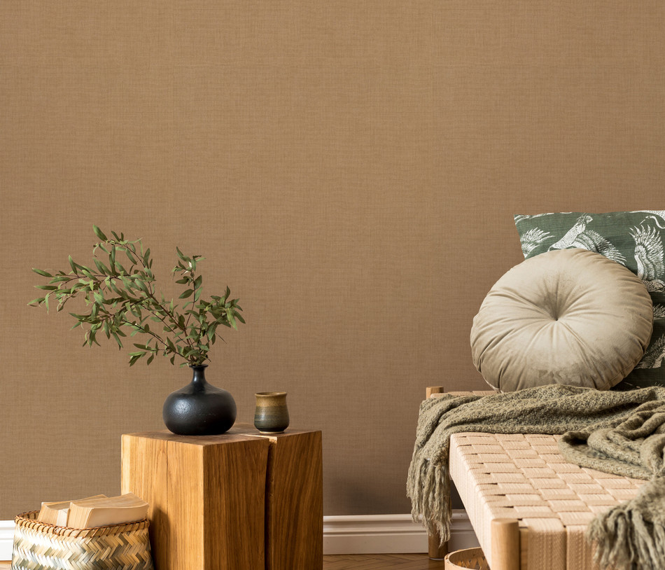 10539-20 Aurora Plain Ochre Wallpaper by Erismann