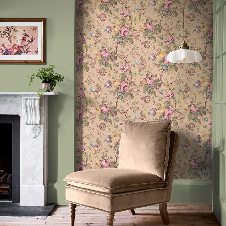140323 Uffington Roses Wallpaper by Laura Ashley 140323 Uffington Roses Wallpaper by Laura Ashley