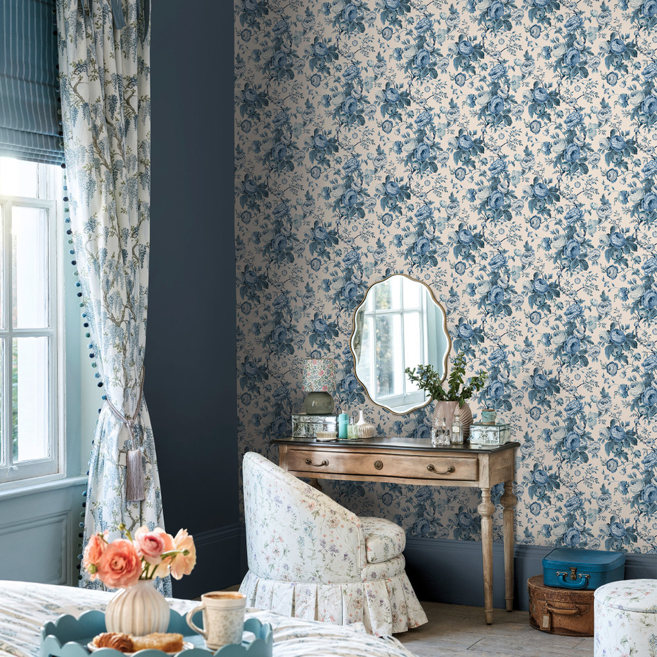 140324 Uffington Roses Wallpaper by Laura Ashley 140324 Uffington Roses Wallpaper by Laura Ashley