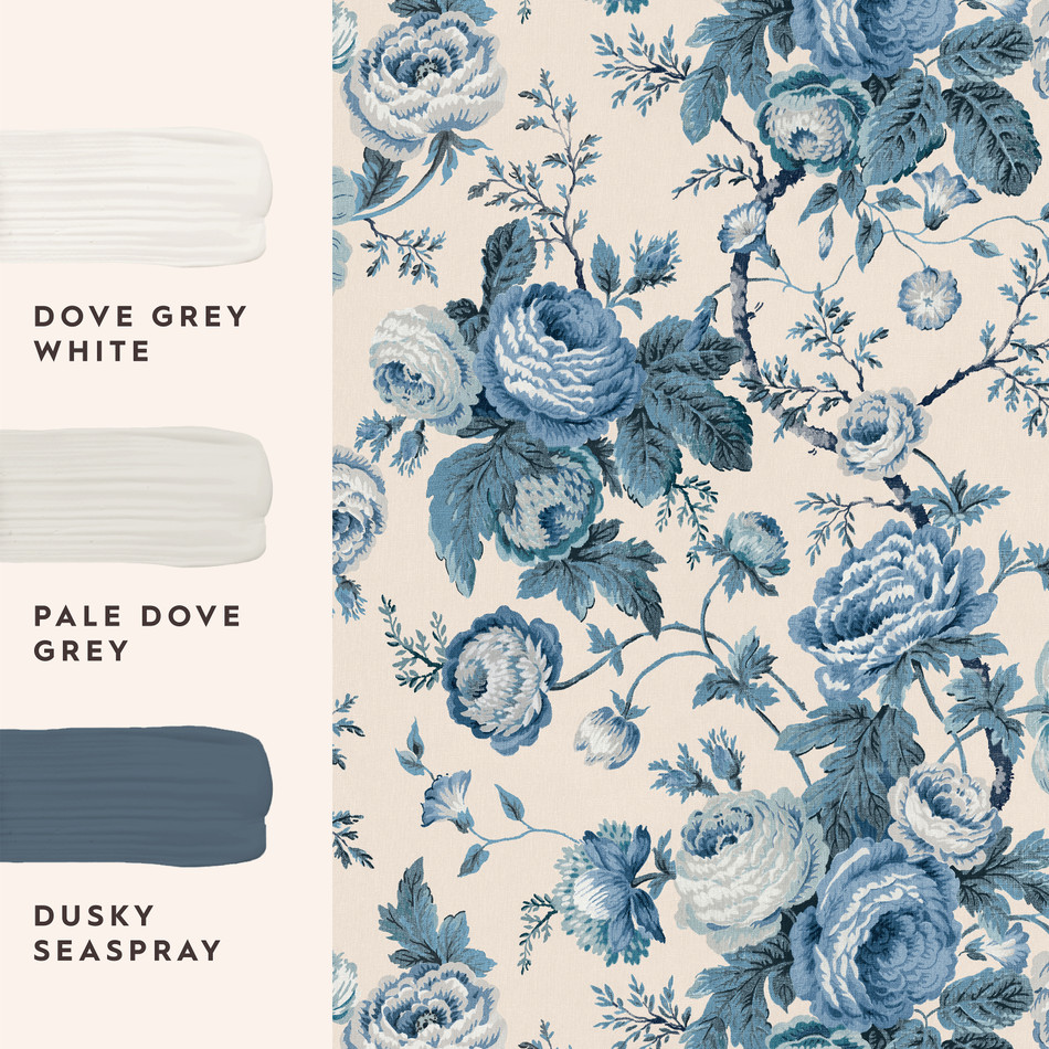 140324 Uffington Roses Wallpaper by Laura Ashley 140324 Uffington Roses Wallpaper by Laura Ashley