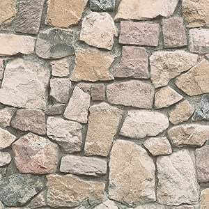 6924-12 Country Stone Wallpaper by A S Creation