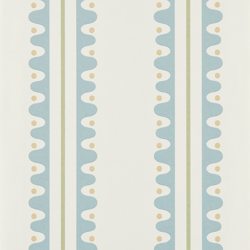 113239 Oakham Coast blue Wallpaper by Scion