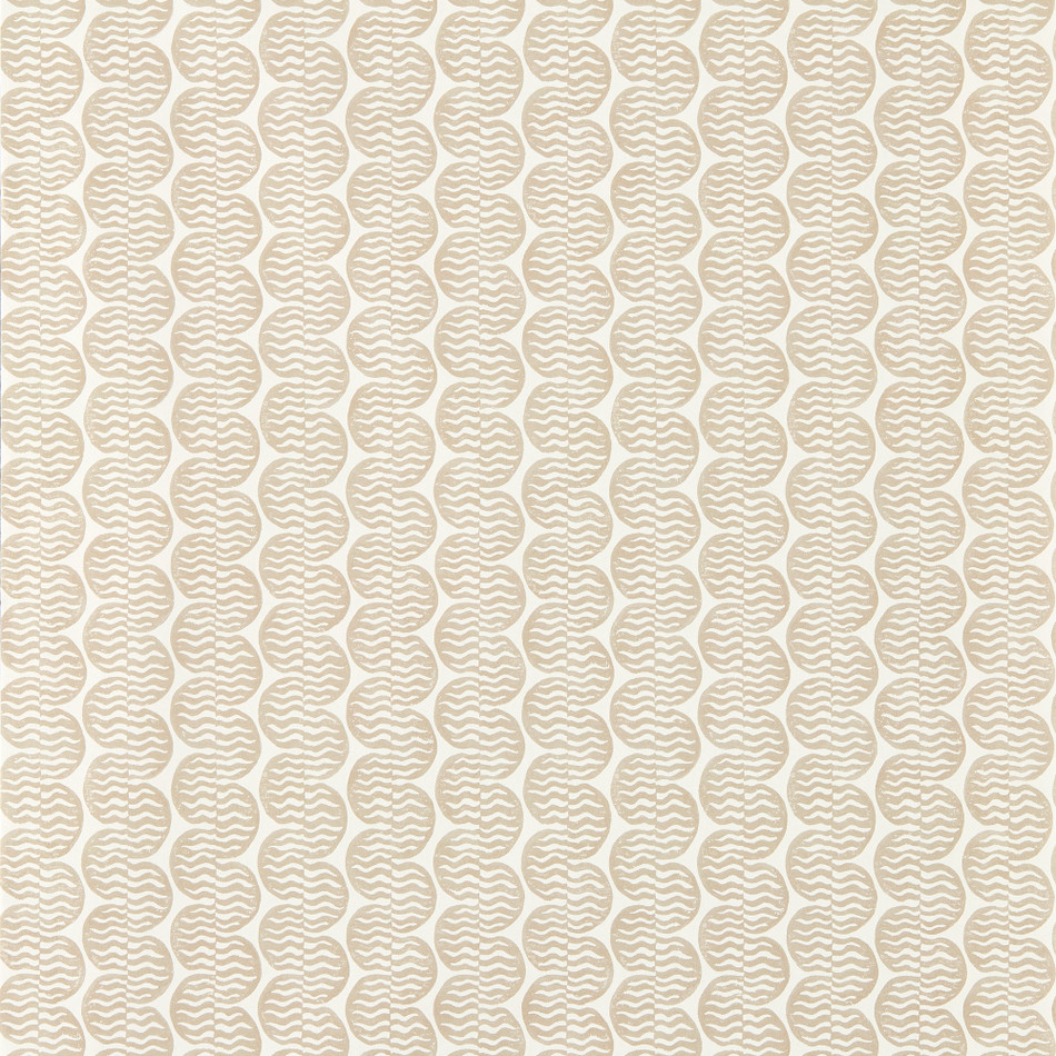 113244 Raft Stripe Oakham Mushroom  Wallpaper by Scion