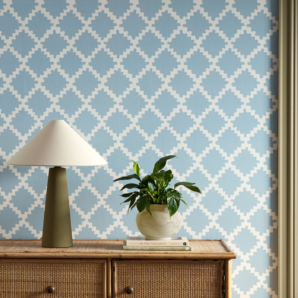 113246 Swithland Oakham Coast blue Wallpaper by Scion