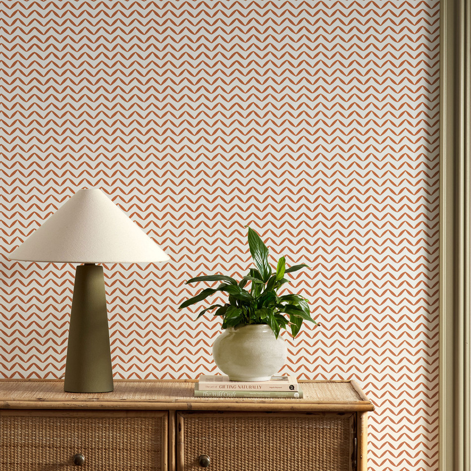 113274 Sapling Oakham Ladybird red Wallpaper by Scion