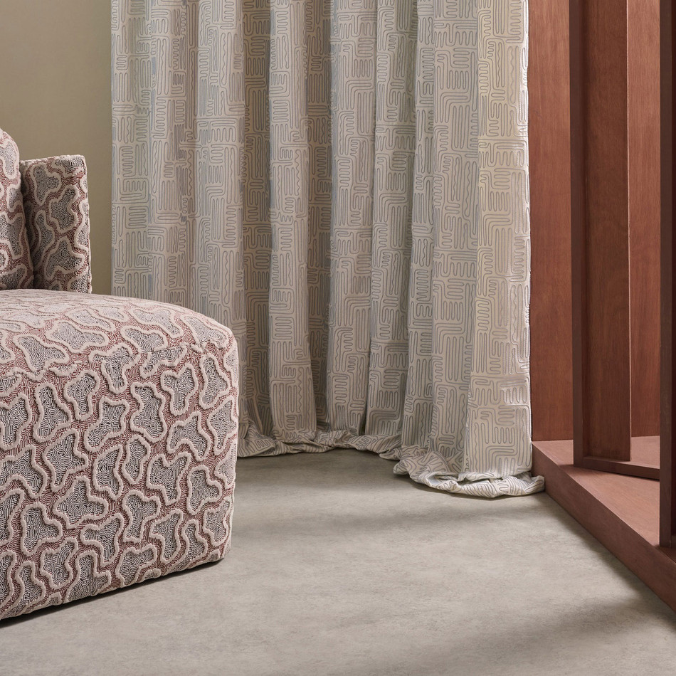 134721 Hollow Defined Momentum Sky Fabric by Harlequin