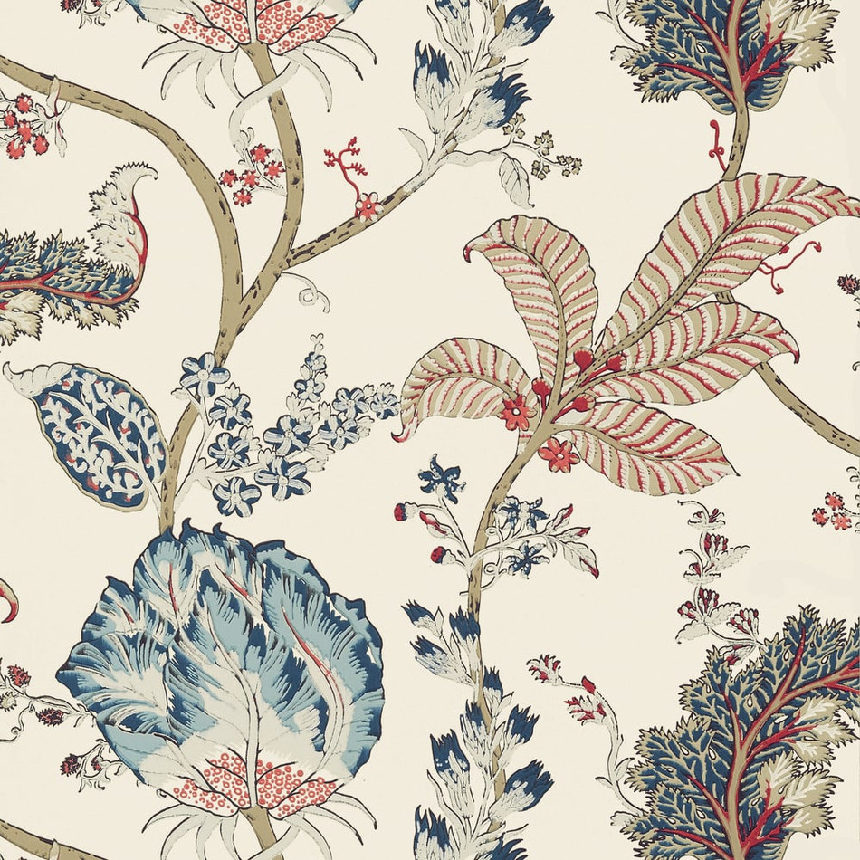 AT78742 Kalamkari Vine Palampore Wallpaper By Anna French AT78742 Kalamkari Vine Palampore Wallpaper By Anna French