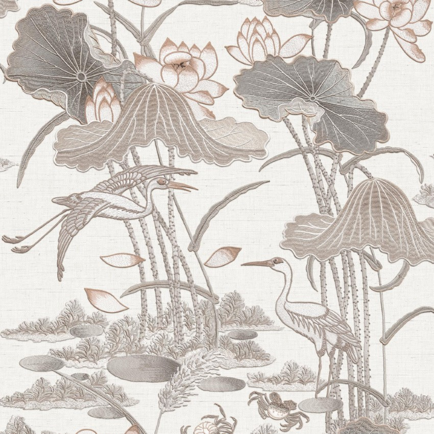 TP422701 Lotus Pond by Wallpaper by Design ID