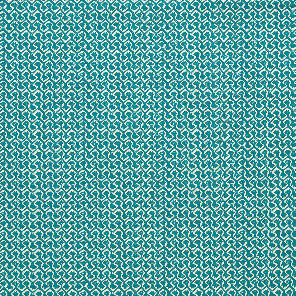 F1810/08 Kalpa Indira Teal Fabric by Clarke and Clarke