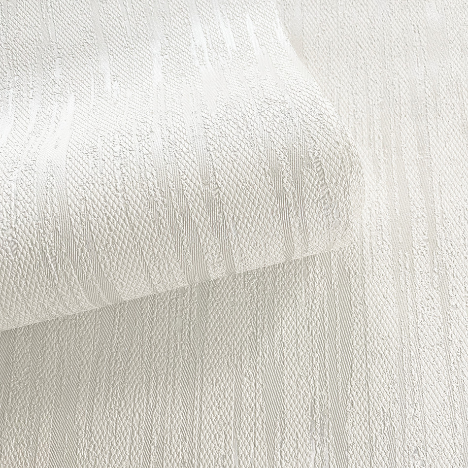 GB 33339 Allegra Plain Texture White Wallpaper by Belgravia