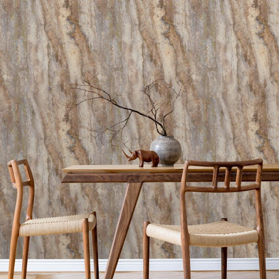 A81701 Stone Facade Rust Wallpaper by Grandeco