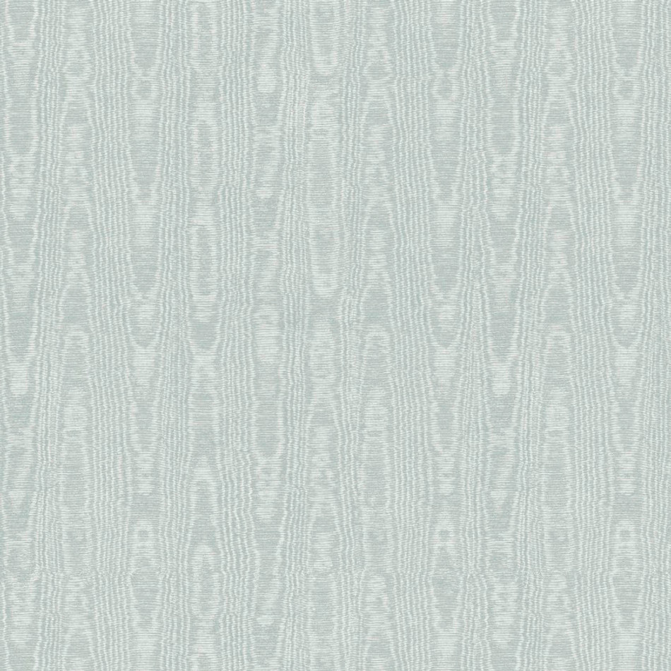 142360 Moire Duck Egg Wallpaper by Graham & Brown