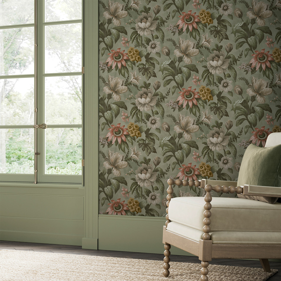 142540 Gardenia Sage Wallpaper by Superfresco Easy