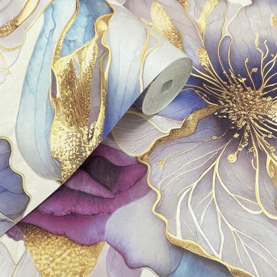 811321 Renata Floral Multi Wallpaper by Muriva