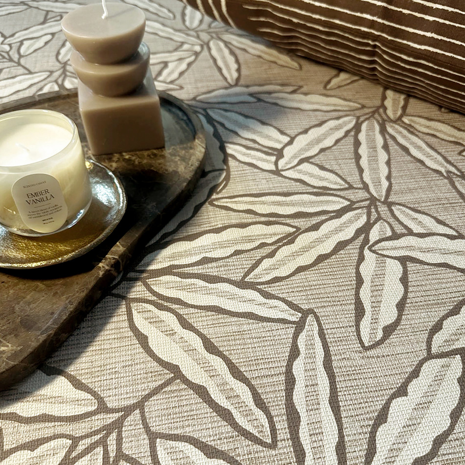 GB 2349 Grasscloth Leaf Beige Wallpaper by Belgravia GB 2349 Grasscloth Leaf Beige Wallpaper by Belgravia