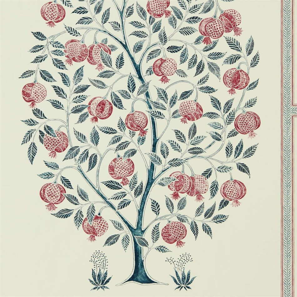 216790 Anaar Tree Annato-Blueberry Caspian Wallpaper by Sanderson