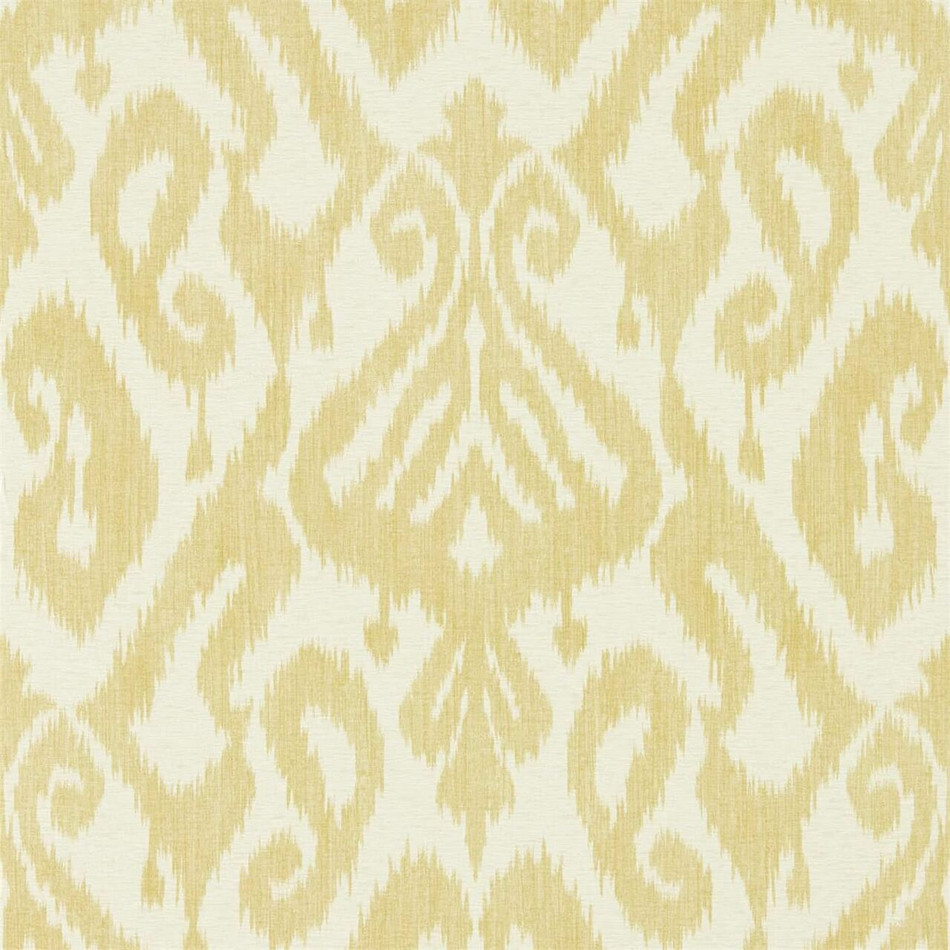 216782 Kasuri Caraway Caspian Wallpaper by Sanderson