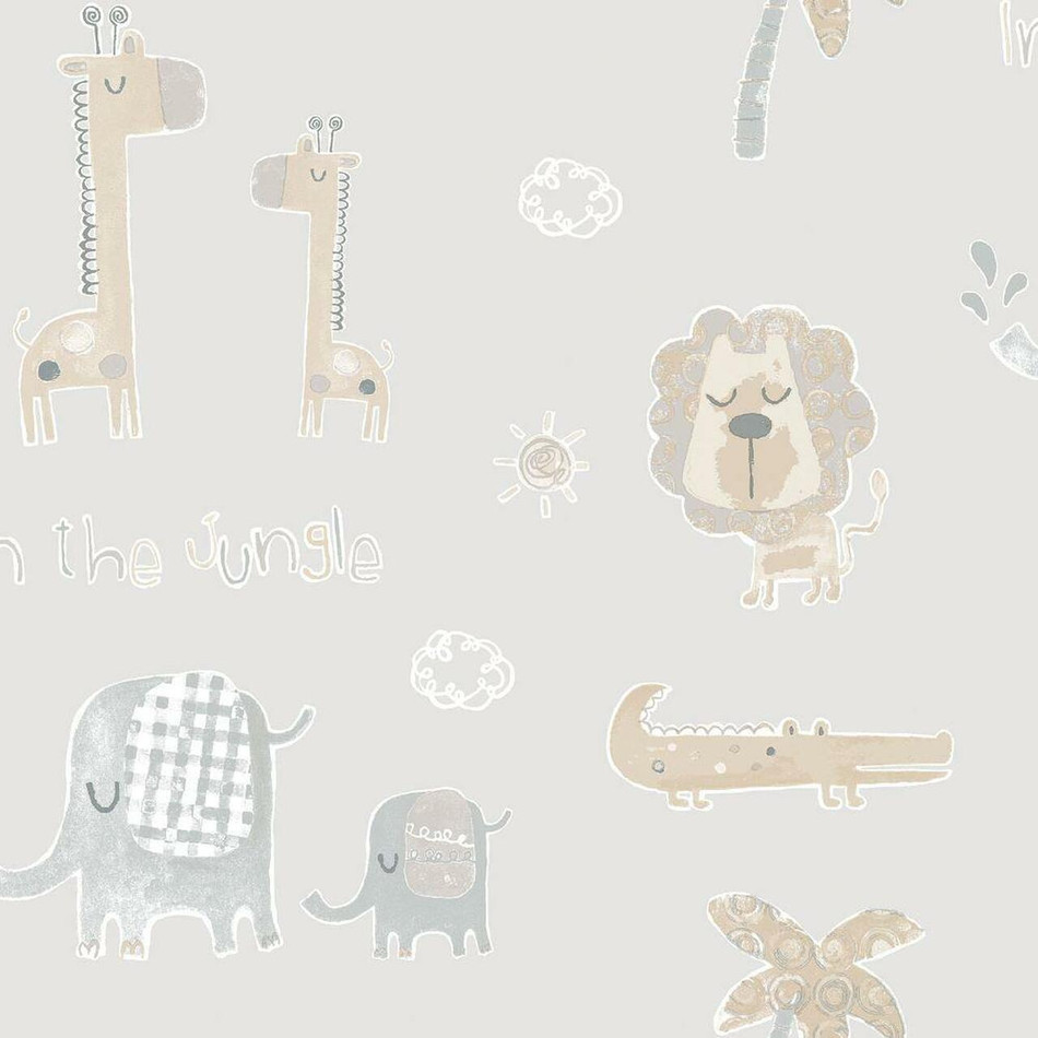 G78379 Jungle Friends Tiny Tots 2 Wallpaper by Galerie