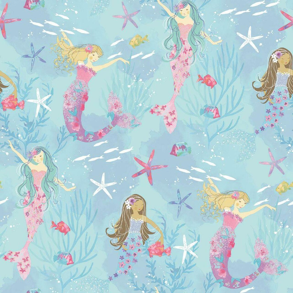 G78392 Mermaids Tiny Tots 2 Wallpaper by Galerie
