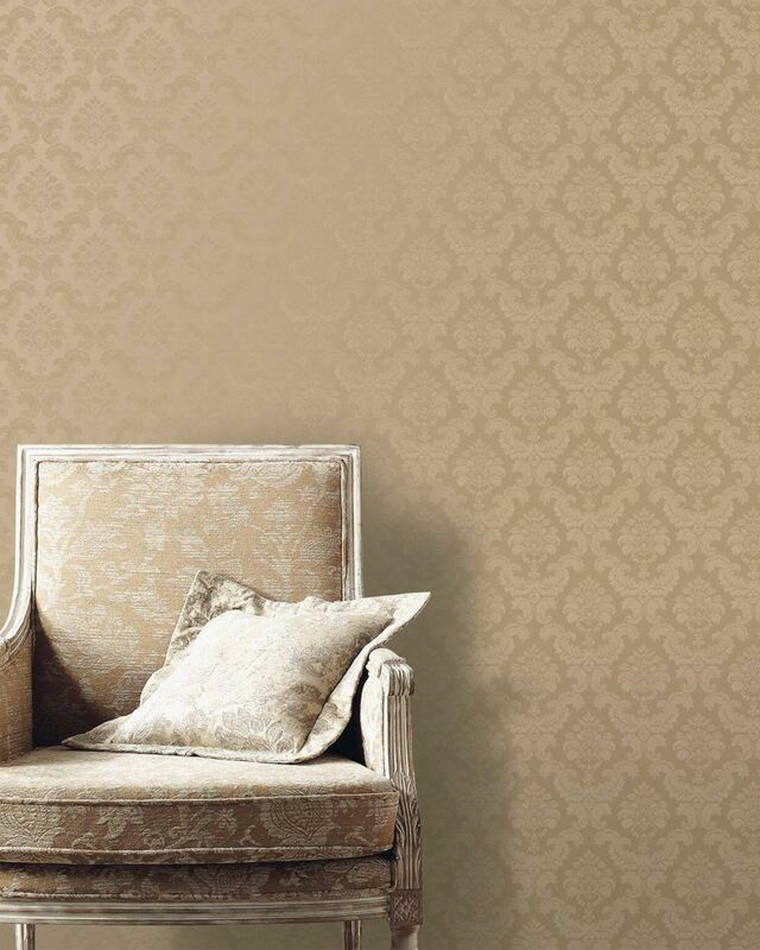 SK34710 Feathered Damask Simply Silks 4 Wallpaper by Galerie